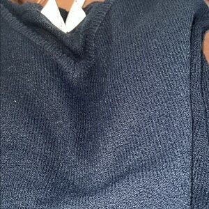 Bobbie Brooks Navy Knit Top 18W-20W